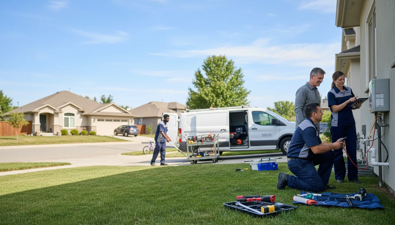 Tankless water heater service in Wellfleet, NE
